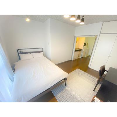 ユニオンマンスリー砂川七番１　215　1R・セミダブル☆人気のデスク＆チェア付き♪■多摩都市モノレール「砂川七番駅」徒歩6分の物件写真1