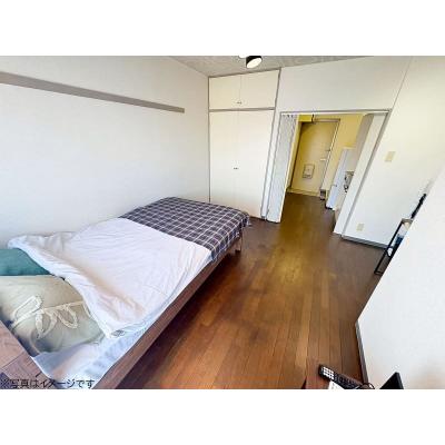 ユニオンマンスリー砂川七番１　216　1R・セミダブル☆室内洗濯機や冷蔵庫など生活家電完備！デスク・チェアのあるお部屋の物件写真2