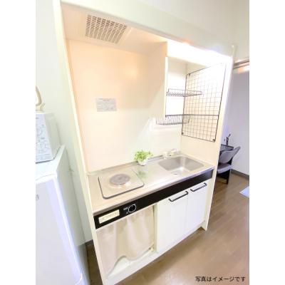 ユニオンマンスリー砂川七番１　220　1R・セミダブル☆法人もまとめて入居可♪安心の室内洗濯機♪デスク＆チェア付き♪の物件写真3