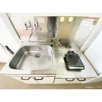 ユニオンマンスリー稲城フェリーチェ１　203　1R・シングル☆■1棟複数室ありで法人もまとめて入居可♪デスク＆チェア付き♪の物件写真2