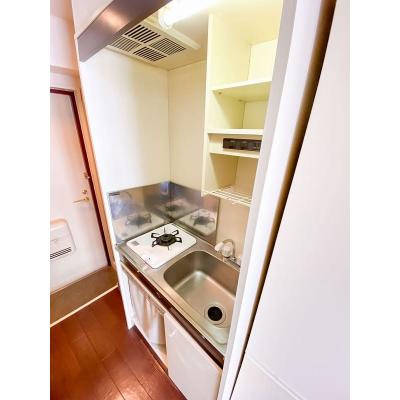 ユニオンマンスリー東村山１　205　1R・セミダブル☆座椅子とローテブルのあるお部屋♪■複数路線利用可能/西武新宿駅まで乗換なしの物件写真3