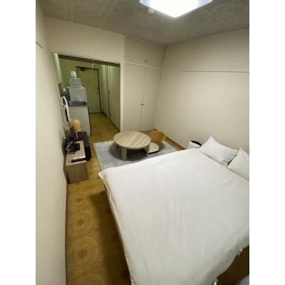 ユニオンマンスリー万願寺１　314　1R・セミダブル☆コンビニ至近/洗濯機や冷蔵庫など家電のあるお部屋■選べるWi-Fi格安レンタル中！の物件写真4