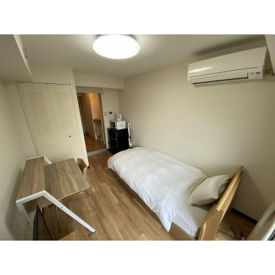 ●2026年4月18日から入居可●ユニオンマンスリー南林間１　210　1R・シングル☆人気のデスク＆チェア付きの物件写真2