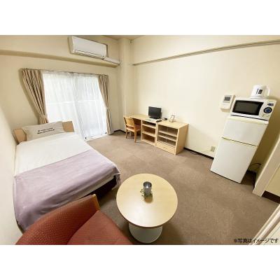 ●2026年5月11日から入居可●ユニオンマンスリー千葉本八幡１　214　1R・シングル☆◆インターネット固定回線（有線・Wi-Fi）無料の部屋◆の物件写真1