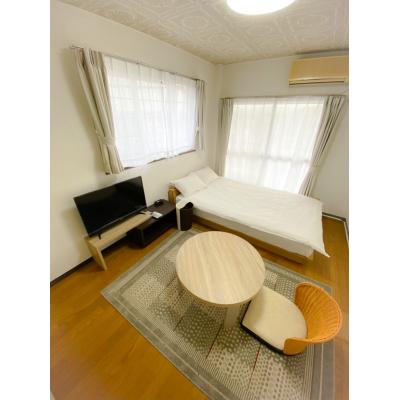 ●2026年1月24日から入居可●ユニオンマンスリー福生ビエント２　406　1R・セミダブル☆人気の角部屋の外観画像