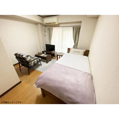 ユニオンマンスリー調布３　405　1K・シングル☆■1棟複数室ありで法人もまとめて入居可♪安心のモニター付きインターフォン完備＆室内洗濯機♪ソファ＆ローテーブル付きの快適なお部屋♪の外観画像