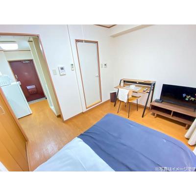 ユニオンマンスリー調布３　202　1R・シングル☆人気の２口ガスコンロ＆室内洗濯機のお部屋♪の物件写真2