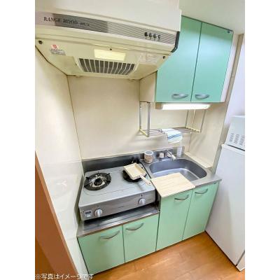 ユニオンマンスリー調布３　202　1R・シングル☆人気の２口ガスコンロ＆室内洗濯機のお部屋♪の物件写真3