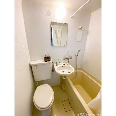 ユニオンマンスリー調布３　202　1R・シングル☆人気の２口ガスコンロ＆室内洗濯機のお部屋♪の物件写真4