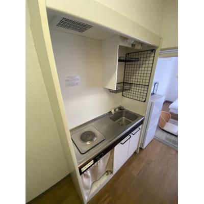 ユニオンマンスリー福生ビエント２　305　1R・セミダブル☆歩いて7分の場所にはディスカウントストアあり/人気の角部屋の物件写真3