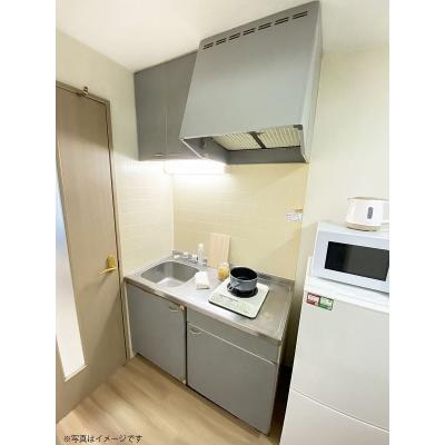 ユニオンマンスリー砂川七番３　107　1K・セミダブル☆人気のバストイレ別♪デスク&チェア付き♪の物件写真2