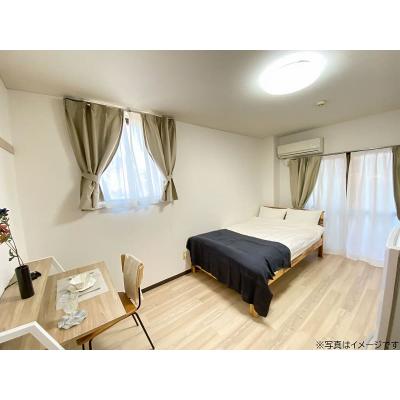 ユニオンマンスリー原木中山プラシード１　102　1K・セミダブル☆人気の角部屋物件♪デスク＆チェアのあるお部屋♪の物件写真1