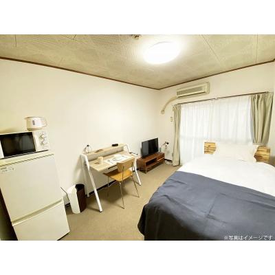 ユニオンマンスリー羽村１　210　1R・シングル☆人気のデスク＆チェア付き♪■24時間営業のスーパー「西友」や「ビッグ・エー」ありの物件写真1