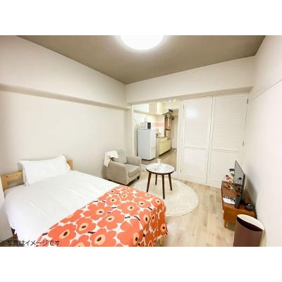 ユニオンマンスリー本厚木２　302　1R・シングル☆【禁煙ルーム】モニター付きインターフォン＆室内洗濯機♪快適なソファ付き♪の外観画像