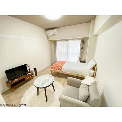 ユニオンマンスリー本厚木２　302　1R・シングル☆【禁煙ルーム】モニター付きインターフォン＆室内洗濯機♪快適なソファ付き♪の物件写真2