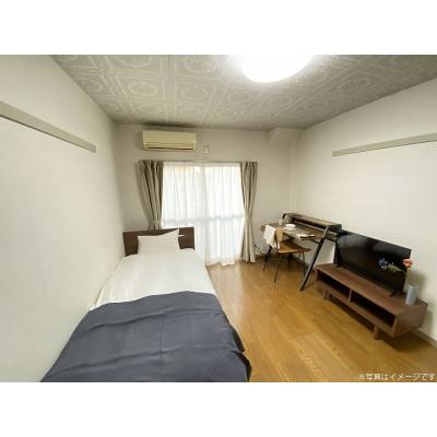 ●2026年4月19日から入居可●ユニオンマンスリー京王稲田堤セレーノ１　206　1R・シングル☆人気のバストイレ別♪デスク＆チェア付きのお部屋♪■新宿や明大前まで乗換なしの物件写真1