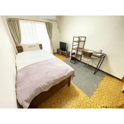 ユニオンマンスリー羽村１　207　1R・シングル☆人気のデスク＆チェア付き♪■24時間営業のスーパー「西友」や「ビッグ・エー」ありの物件写真1