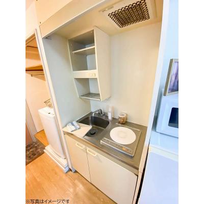 ユニオンマンスリー千葉駅３　406　1R・シングル☆◆インターネット固定回線（有線・Wi-Fi）無料の部屋◆人気の角部屋＆２面採光♪の物件写真3