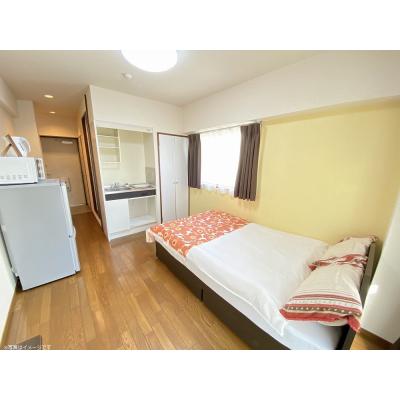 ユニオンマンスリー船橋３　407　1R・セミダブル☆２面採光で明るいお部屋♪オートロック完備♪人気のデスク＆チェア付き♪の物件写真2