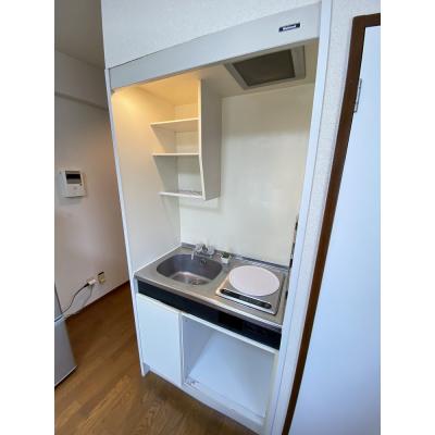 ユニオンマンスリー船橋３　407　1R・セミダブル☆２面採光で明るいお部屋♪オートロック完備♪人気のデスク＆チェア付き♪の物件写真3
