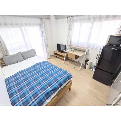 ユニオンマンスリー小田急相模原４　304　1K・セミダブル☆【禁煙ルーム】２面採光で明るいお部屋♪デスクとチェアのあるお部屋♪の物件写真1