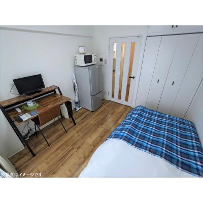 ユニオンマンスリー東船橋２　502　1K・シングル☆◆インターネット固定回線（有線）無料の部屋◆インターフォン完備♪デスク＆チェア付き♪の物件写真2