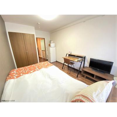 ユニオンマンスリー幕張本郷フルール１　1014　1R・セミダブル☆【禁煙ルーム】◆インターネット固定回線（有線）無料の部屋◆オートロックの物件写真2