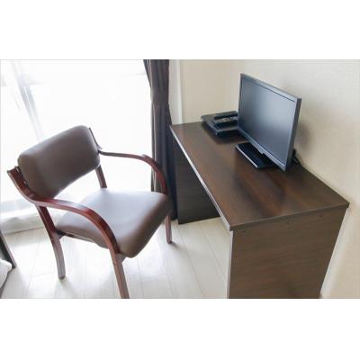 ●2026年4月25日から入居可●ユニオンマンスリー相模原２　1009　1R・シングル☆◆インターネット固定回線(有線)無料の部屋◆オートロック完備♪デスク＆チェア付きの物件写真5