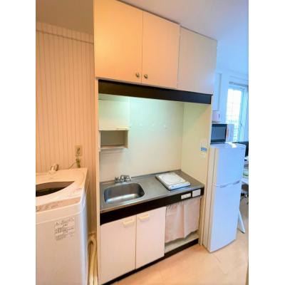 ユニオンマンスリー坂戸駅前１　201　1R・シングル☆人気の角部屋♪モニター付きインターフォン完備♪デスクとチェア付き♪の物件写真2