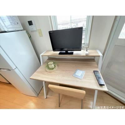 ユニオンマンスリー坂戸駅前１　201　1R・シングル☆人気の角部屋♪モニター付きインターフォン完備♪デスクとチェア付き♪の物件写真4