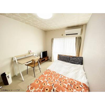 ユニオンマンスリー京王堀之内ヴァンヴェール２　410　1R・セミダブル☆人気のデスク＆チェア付き♪■コンビニ・スーパー至近の外観画像