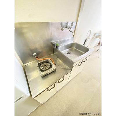 ユニオンマンスリー京王堀之内ヴァンヴェール２　410　1R・セミダブル☆人気のデスク＆チェア付き♪■コンビニ・スーパー至近の物件写真2