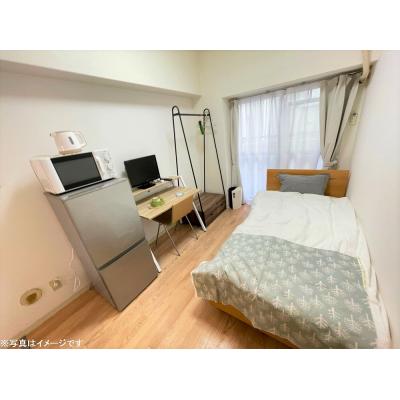 ●2026年5月3日から入居可●ユニオンマンスリー津田沼２　304　1R・シングル☆人気の角部屋♪モニター付きインターフォン完備♪デスクとチェア付き♪の物件写真1