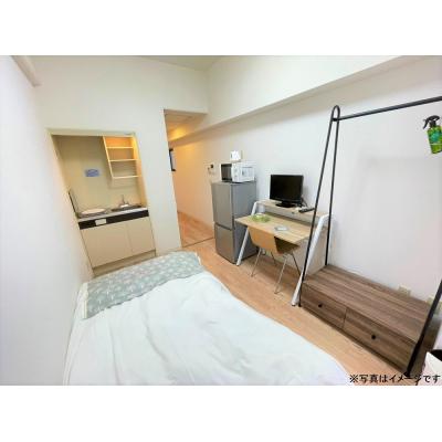 ●2026年5月3日から入居可●ユニオンマンスリー津田沼２　304　1R・シングル☆人気の角部屋♪モニター付きインターフォン完備♪デスクとチェア付き♪の物件写真2