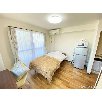 ユニオンマンスリー京成大久保１　201　1R・シングル☆人気の角部屋＆２面採光♪デスク＆チェア付き♪安心の室内洗濯機♪の物件写真1