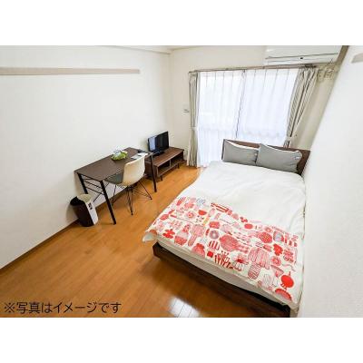 ●2026年4月27日から入居可●ユニオンマンスリー久米川２　206　1R・セミダブル☆バストイレ別＆モニター付きインターフォン完備＆２ドア冷蔵庫など生活家電のあるお部屋の物件写真1