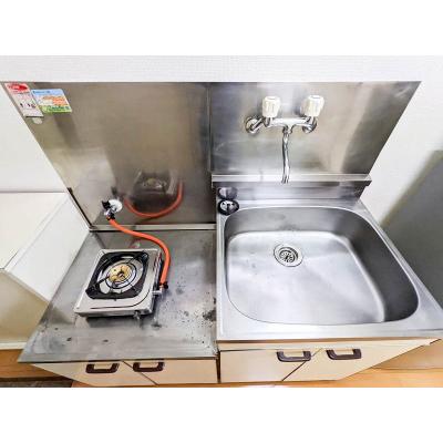 ●2026年4月27日から入居可●ユニオンマンスリー久米川２　206　1R・セミダブル☆バストイレ別＆モニター付きインターフォン完備＆２ドア冷蔵庫など生活家電のあるお部屋の物件写真2