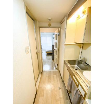 ユニオンマンスリー南与野１　106　1K・シングル☆安心のモニター付きインターフォン＆デスク・チェア＆冷蔵庫など生活家電完備♪Jの物件写真6