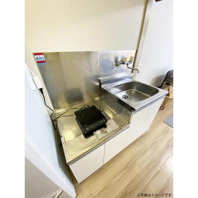 ユニオンマンスリー河辺１　205　1R・セミダブル☆快適なソファ付き♪■物件近くにスーパー「ビッグ・エー」ありの物件写真2