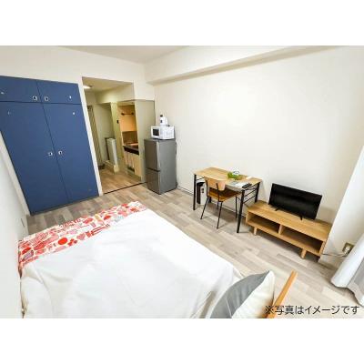 ユニオンマンスリー本厚木３　703　1R・セミダブル☆人気のデスク＆チェア付き♪安心のモニター付きインターフォン＆室内洗濯機♪の物件写真2
