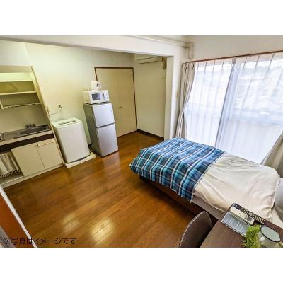 ユニオンマンスリー天王台１　303　1R・シングル☆人気の角部屋♪安心のオートロック付き♪デスクとチェアのあるお部屋♪の物件写真2