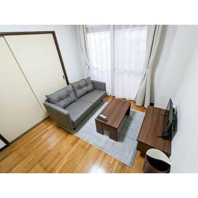 ユニオンマンスリー横浜反町２　101　1DK・セミダブル☆広々１DK＆角部屋！二人掛けソファ付き♪■東急東横線「反町駅」徒歩7分の外観画像