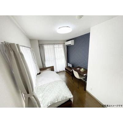 ユニオンマンスリー坂戸３　402　1K・シングル☆人気の角部屋＆２面採光♪デスクとチェアのあるお部屋♪東武東上線「坂戸駅」徒歩3分の外観画像