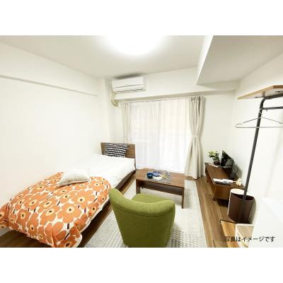 ●2026年6月4日から入居可●ユニオンマンスリー仙川ソアヴィータ１　202　1R・シングル☆【禁煙ルーム】ソファ・テーブル完備＆洗濯機や冷蔵庫など生活家電のあるお部屋の物件写真2