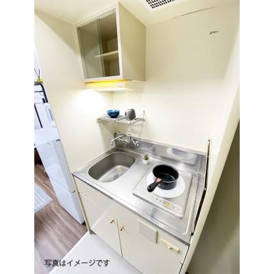 ●2026年6月4日から入居可●ユニオンマンスリー仙川ソアヴィータ１　202　1R・シングル☆【禁煙ルーム】ソファ・テーブル完備＆洗濯機や冷蔵庫など生活家電のあるお部屋の物件写真4