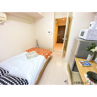 ユニオンマンスリー相模原ソレアード１　907　1K・セミダブル☆橋本駅まで1駅＆町田駅や新横浜駅まで乗換なし/角部屋＆デスク・チェアのお部屋の物件写真2