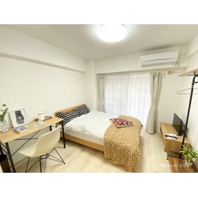 ユニオンマンスリー仙川ソアヴィータ１　204　1R・セミダブル☆【禁煙ルーム】人気の角部屋♪デスク・チェア完備の物件写真1