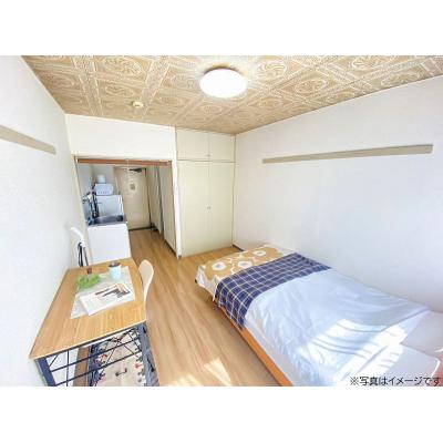 ユニオンマンスリー砂川七番クレール１　201　1R・セミダブル☆人気の角部屋♪生活家電完備＆デスク・チェアのあるお部屋の物件写真2