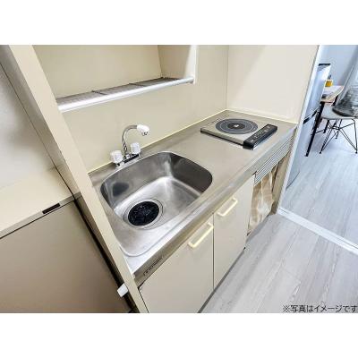 ユニオンマンスリー新京成鎌ヶ谷１　302　1K・セミダブル☆デスク・チェア完備♪モニター付きインターフォン完備！の物件写真3