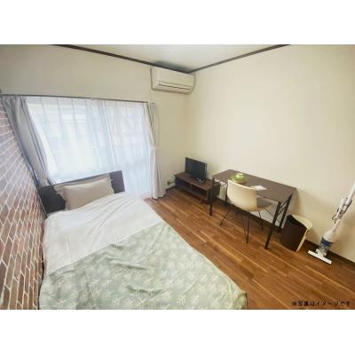 ●2026年4月18日から入居可●ユニオンマンスリー谷塚１　202　1R・シングル☆人気のバストイレ別♪女性も安心の室内洗濯機＆モニター付きインターフォン完備♪の物件写真1